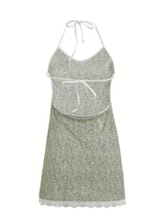 Sexy Lingerie Dress Halter Neck Bodycon Dress