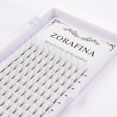 5D Cluster Lashes Short Root Curling Eyelashes Extension