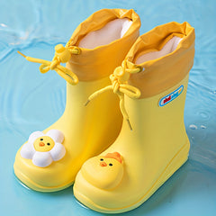 Girls Cartoon Rain Boots Waterproof Non-Slip Outdoor Travel All Seasons