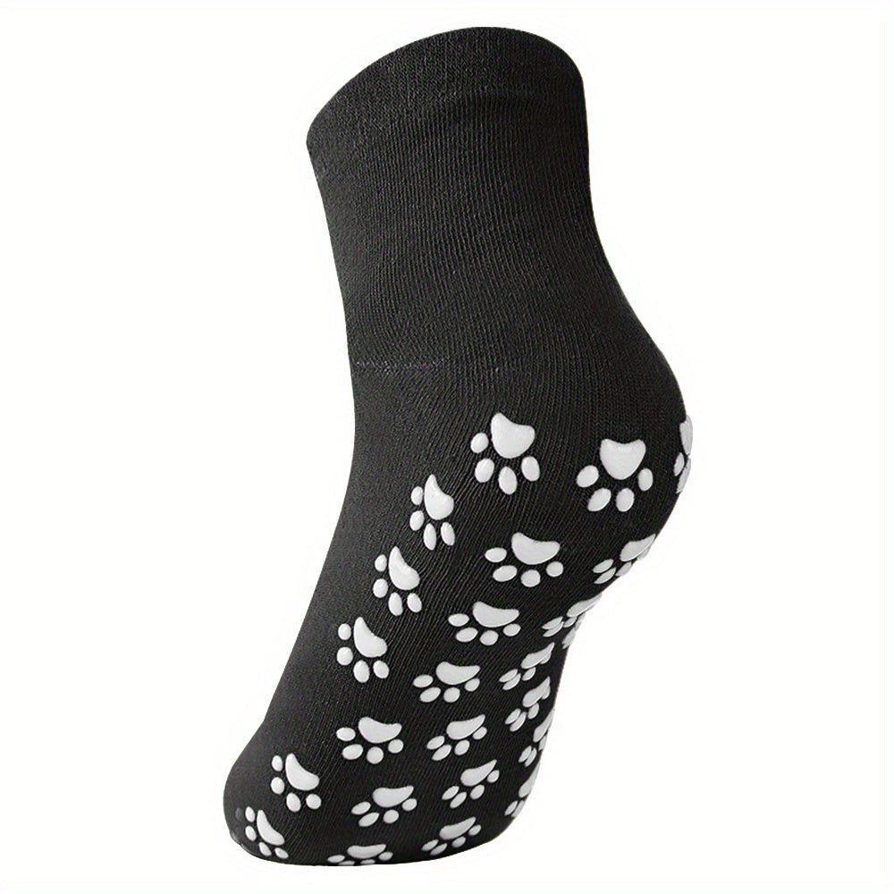Non Slip Yoga Socks With Silicone Padded Bottom