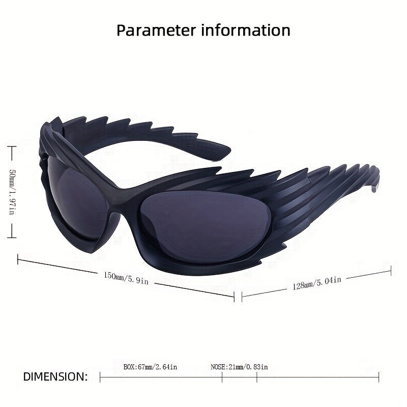 Hedgehog Dragon Pattern Personality Sunglasses