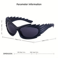 Hedgehog Dragon Pattern Personality Sunglasses