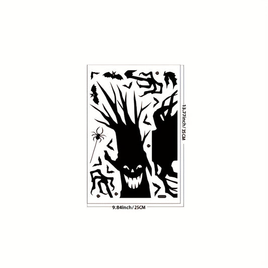 Halloween Window Cling Sticker Spooky Monster Decal