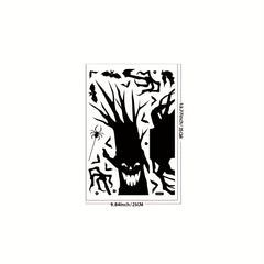 Halloween Window Cling Sticker Spooky Monster Decal