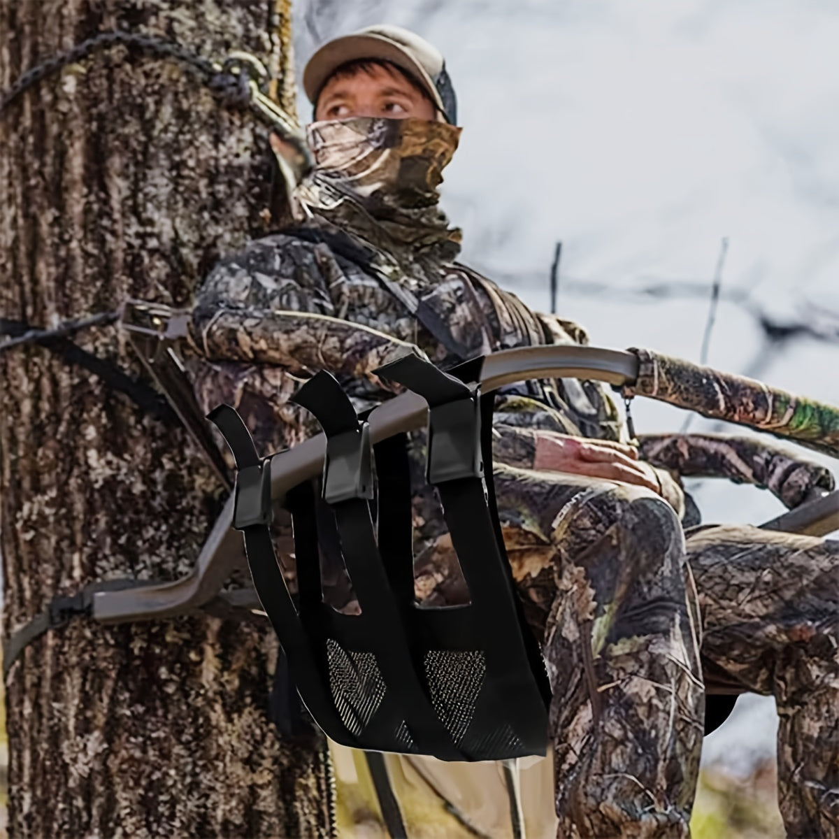 Adjustable Tree Stand Seat for All Tree Stands