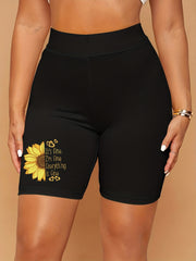 High Waist Biker Shorts Skinny Casual Short Leggings Women's Clothing
