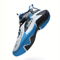 Men's High Top Basketball Shoes Non Slip Shock Absorbing Sneakers