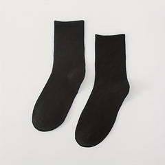 5 Pairs Casual Striped Socks Women's Stockings