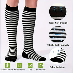 3 Pairs Compression Socks 20-30 mmHg for Women & Men