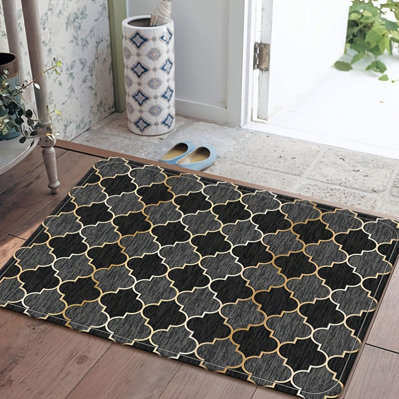 Geometric Print Moroccan Area Rugs Long Carpets Anti-slip Mat Room Decoration