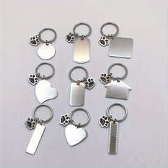 Dog Paw Keychain Pendant for Car Keys Backpacks Wallets