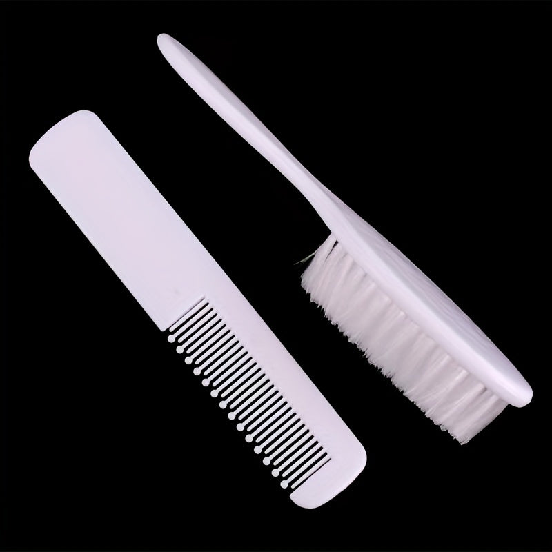 2pcs Baby Comb Massage Comb Brush Set Newborn Massage Comb