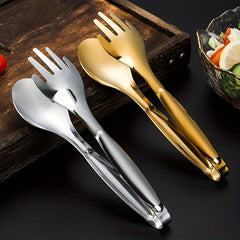 Stainless Steel Serving Tongs for Barbecue Fruit Bread Salad - Buffet Essential