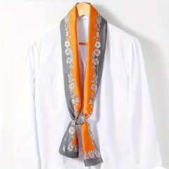 Long Hair Ribbon Skinny Scarf Headband Handbag Handle Charm