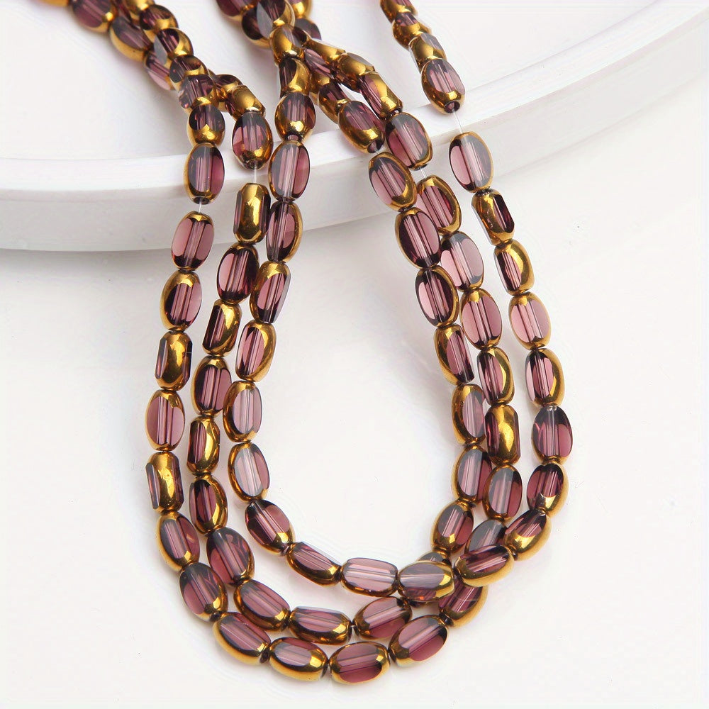 50pcs 4 5 7mm Faceted Glass Beads for Jewelry Making DIY Necklace Bracelet