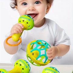 3pcs Vibrating Youngsters Hand Rattle Toy for 0-3 Years