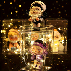Acrylic Doll Display Box Dustproof Moisture-proof for Figure Collectibles