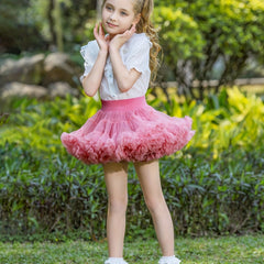 High Waist Elastic Tulle Layered Ballet Dance Skirt