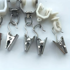 Stainless Steel Curtain Clips 10 Pack
