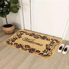 Durable Welcome Doormat Non slip Dirt Resistance Mat