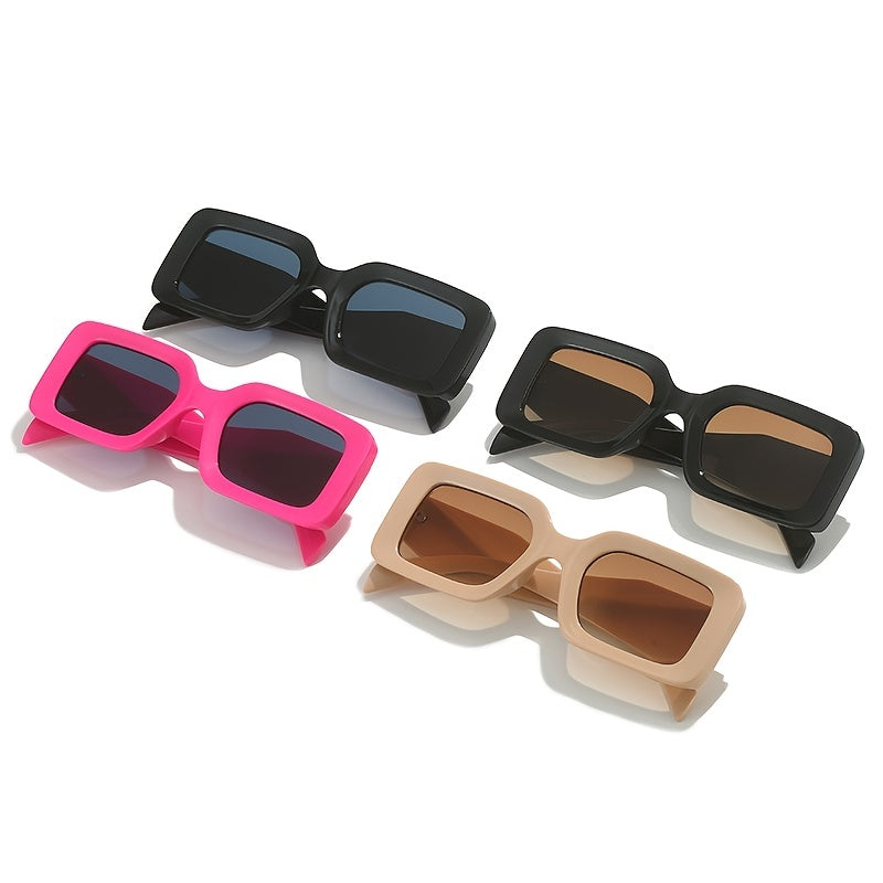 Oversized Square Sunglasses Thick Shades Womens Big Sun Glass UV400