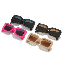 Oversized Square Sunglasses Thick Shades Womens Big Sun Glass UV400