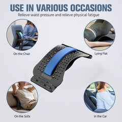 Back Stretcher Neck Spine Support Board Yoga Bending Massager