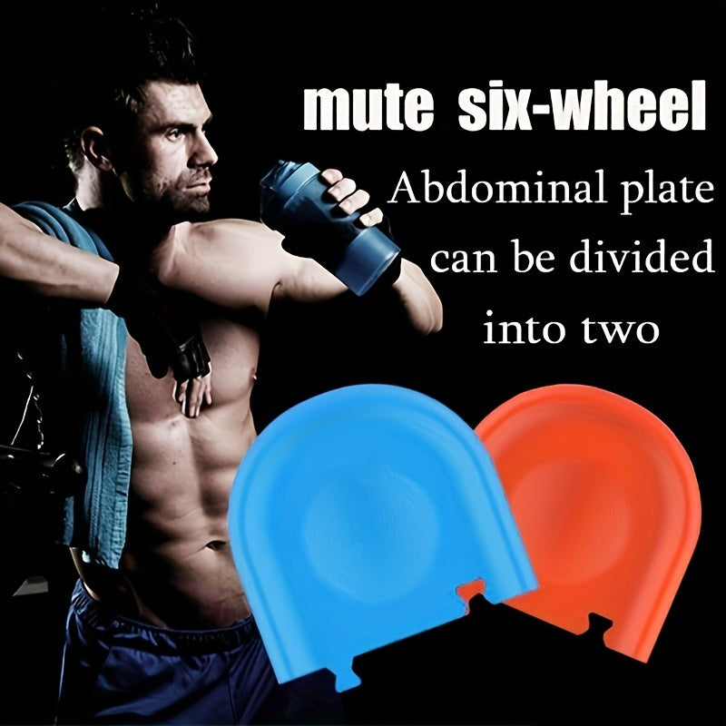 Ab Wheel Roller Exercise Equipment for Abs Workout, 6 Wheel Core Abdominal Muscl