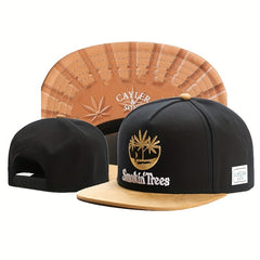 Men's Coconut Tree Embroidery Cap Casual Cap