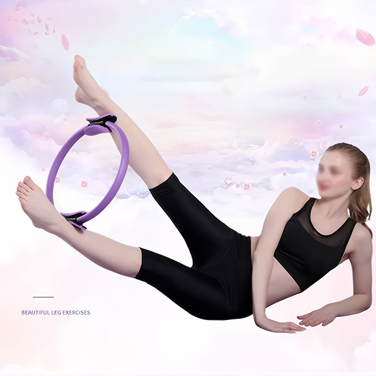 Yoga Pilates Fitness Circle Resistance Ring for Home Gym
