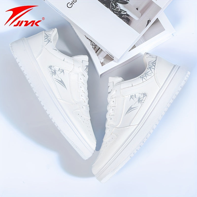 JNAK Bamboo Pattern Low Skate Shoes Lightweight Platform Sneakers