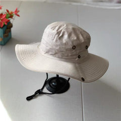 Bucket Sun Hat Floppy Cotton Wide Brim Summer Beach Caps