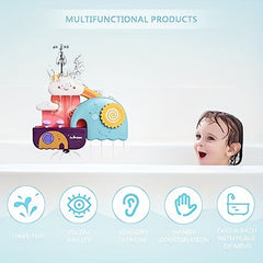 Fun Baby Bath Waterfall Toy Set with Suction Cup Toys