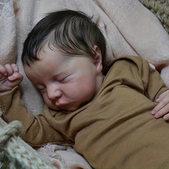 19inch Reborn Baby Doll Lifelike Soft Touch Hand Painted Sleeping Baby Art Doll