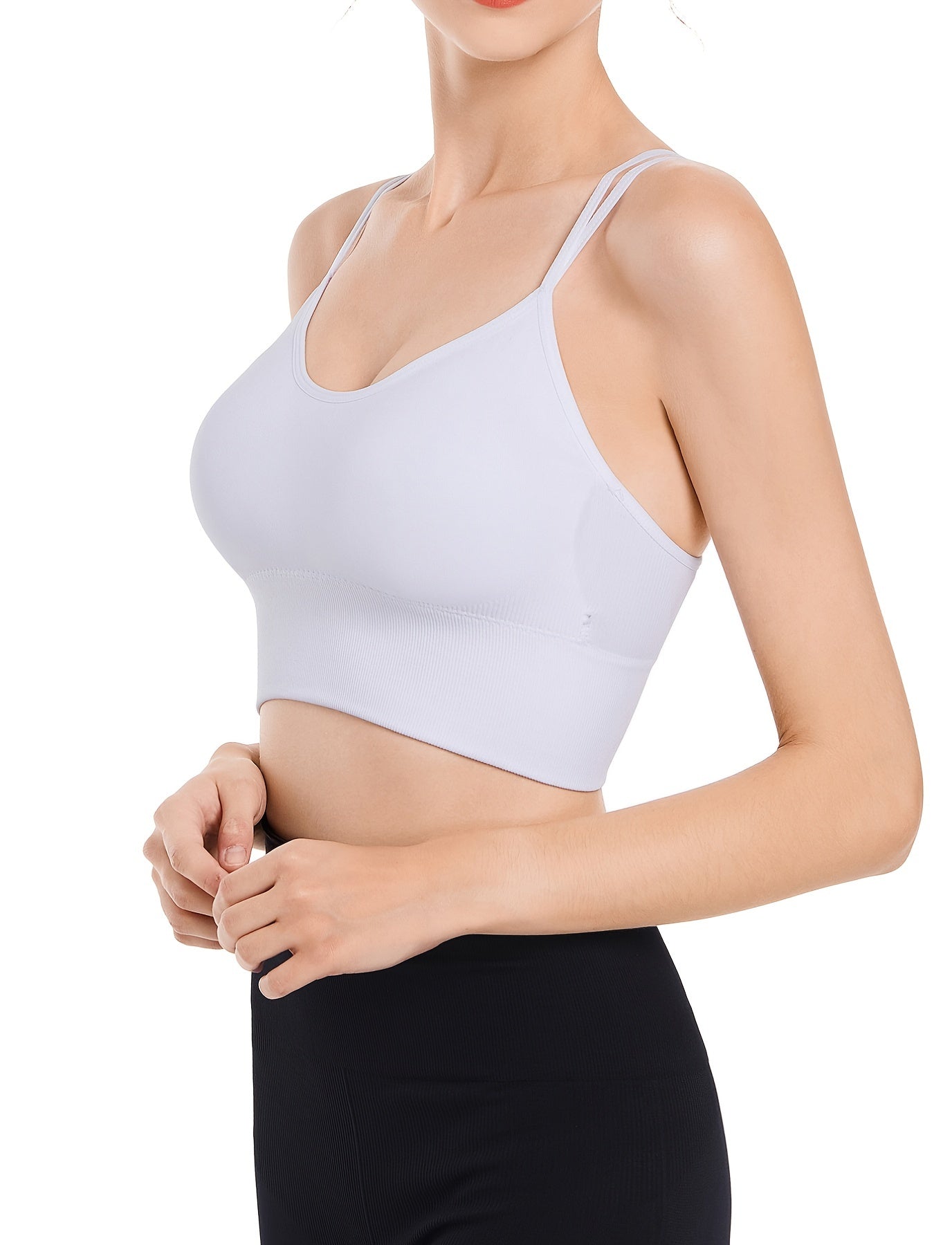3pcs Wireless Double Straps Bra Set