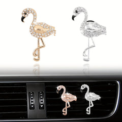 Flamingo Car Air Outlet Aromatherapy Clip