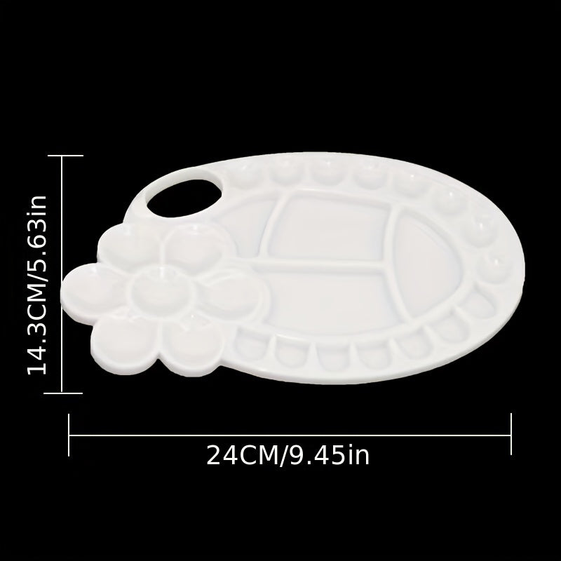 Oval Palette Plastic Paint Tray Palette Paint Tray Palettes Paint Pallets