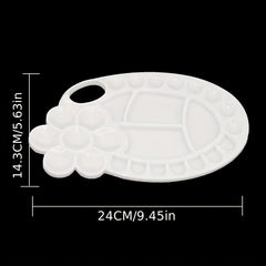Oval Palette Plastic Paint Tray Palette Paint Tray Palettes Paint Pallets