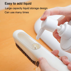 Boat Bathroom Cleaning Brush with Liquid Storage