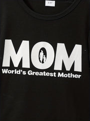 Boys Mom World's Best Mother T-shirt & Shorts Set