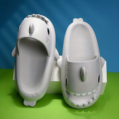 Funny Cloudy Shark House Slippers for Women