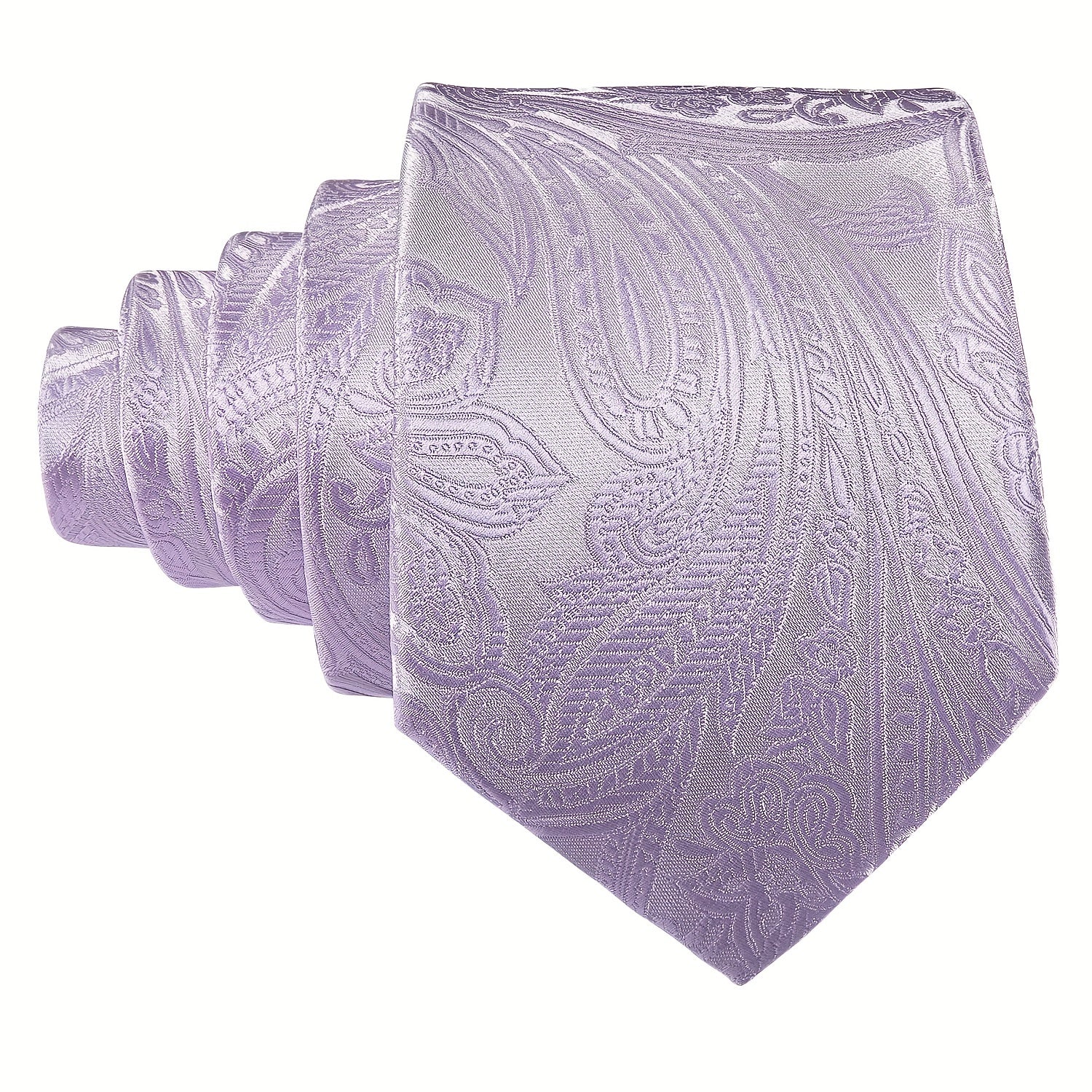 Men's Paisley Silk Tie Set Wedding Accessories Gift