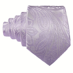 Men's Paisley Silk Tie Set Wedding Accessories Gift