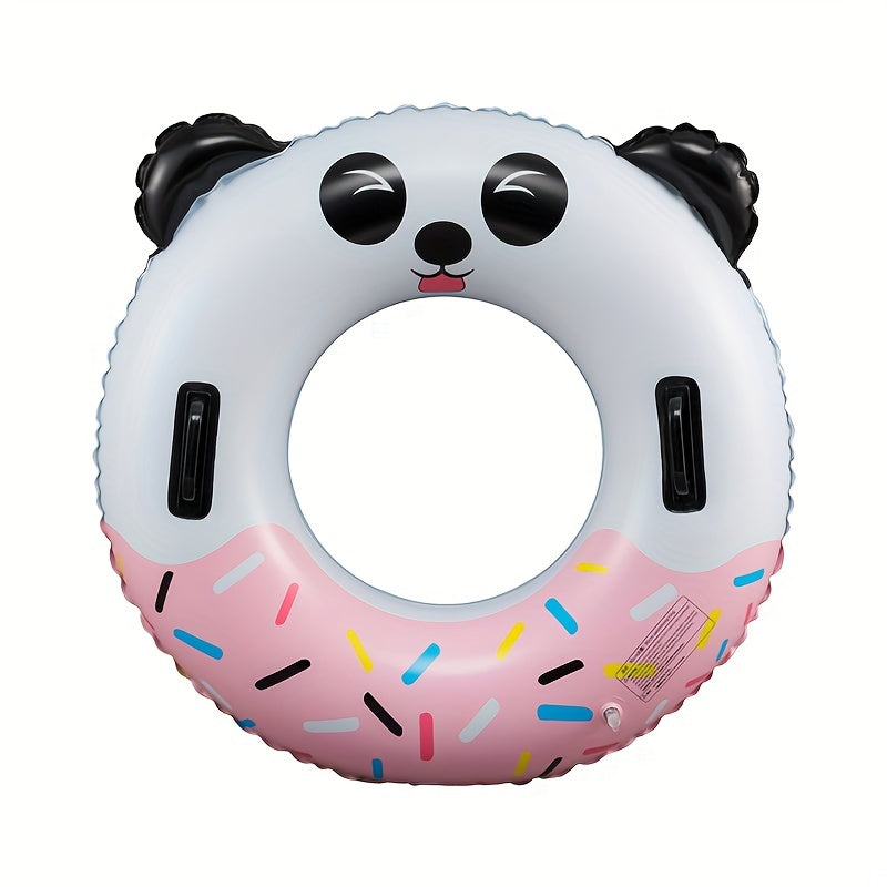 Panda Pink Inflatable Swimming Ring for Men Women