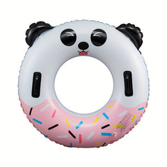 Panda Pink Inflatable Swimming Ring for Men Women