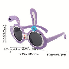 Cartoon Rabbit Polarized Sunglasses UV Protection for Kids