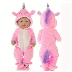 Pink Doll Clothes Set for 18 inch Reborn Baby - Jumpsuit Outfit