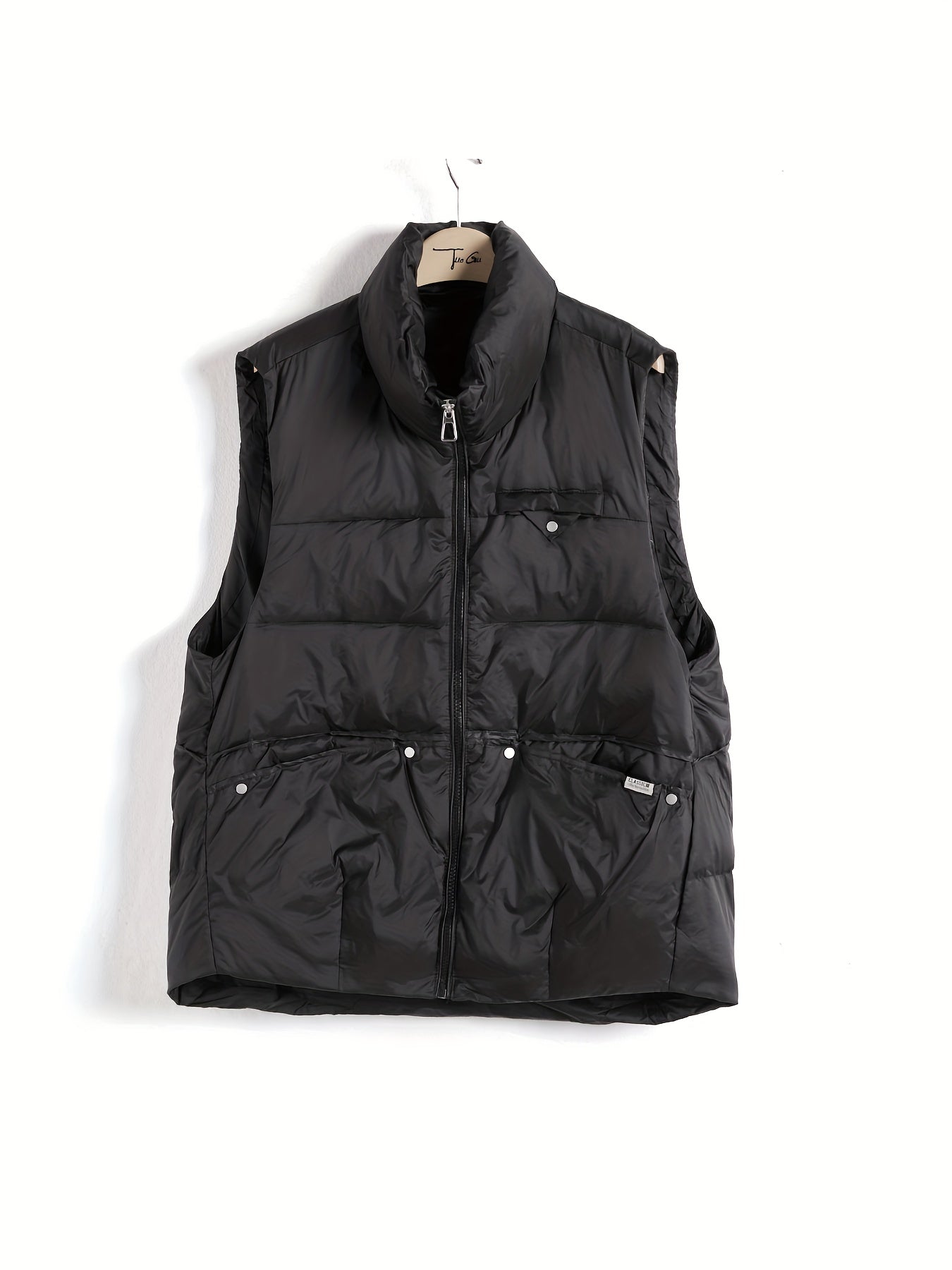 Women's Lightweight Sleeveless Puffer Vest for Winter Sports