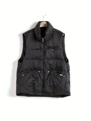 Women's Lightweight Sleeveless Puffer Vest for Winter Sports