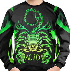 Scorpion Print Tee Boys Long Sleeve Comfortable Soft T shirt
